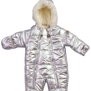 DKNY Baby Girls’ Snowsuit/Winter Puffer Jumpsuit